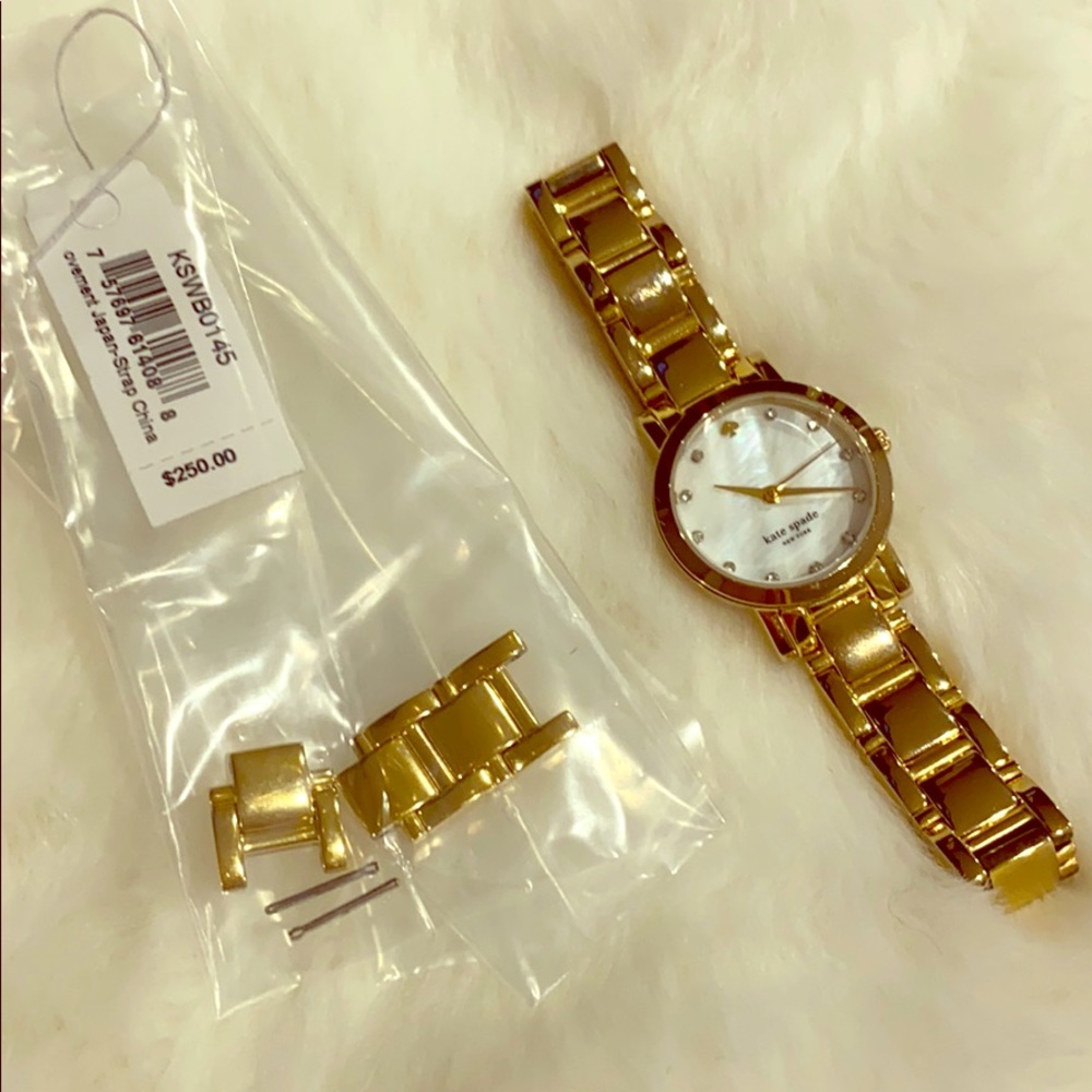 Kate Spade gold tone watch